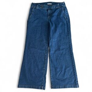 Vintage faded glory stretch blue denim jeans